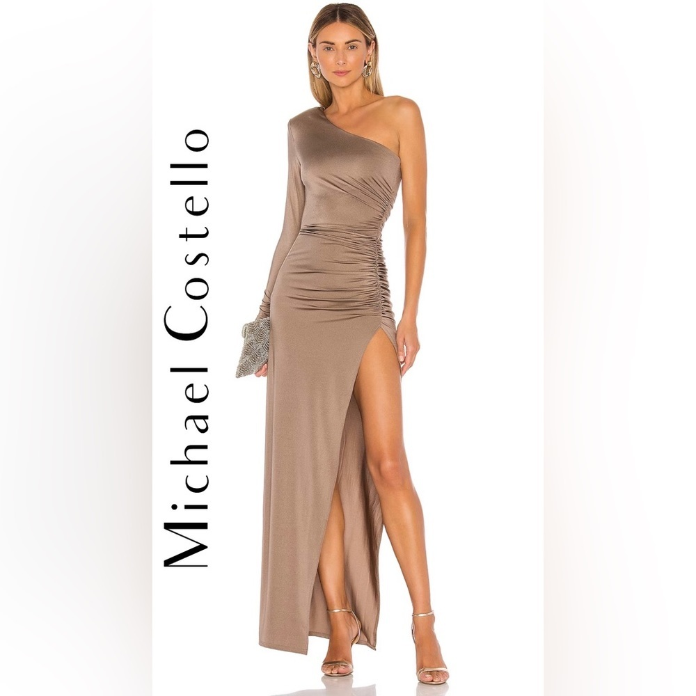 REVOLVE Michael Costello x REVOLVE
Gilly Maxi Dress in Taupe